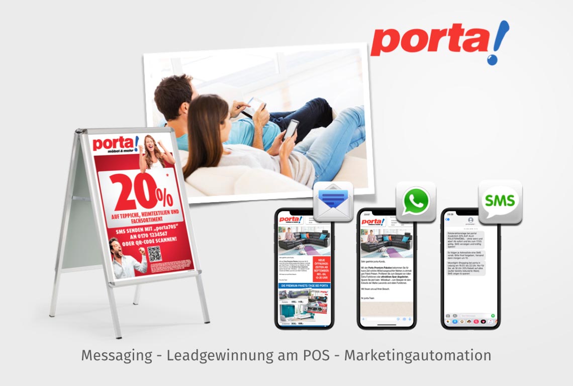 Messaging - Leadgewinnung am POS - Marketingautomation